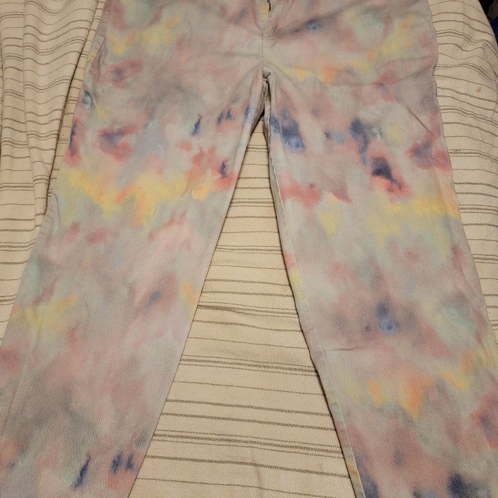 GV Amanda jeans 22W faded paint splatter